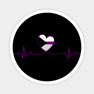 Demisexual Heartbeat Magnet